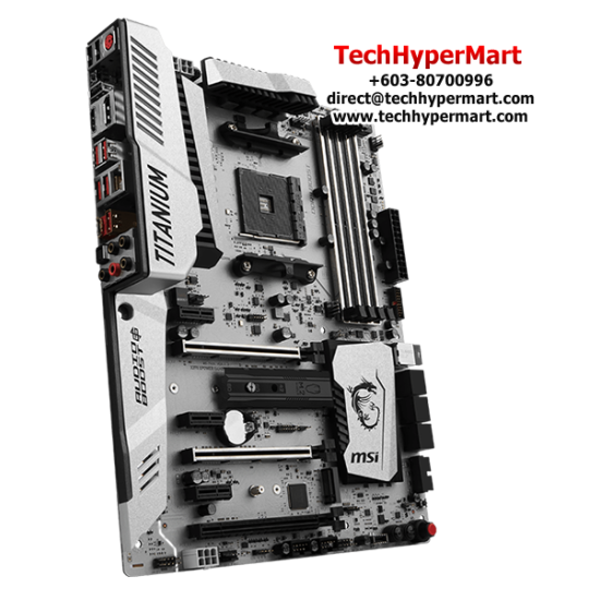 MSI X370 XPOWER GAMING TITANIUM Motherboard (ATX Form Factor, AMD X370 Chipset, Socket AM4, 4 x DDR5 up to 128GB)