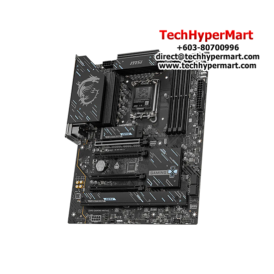 MSI Z890 GAMING WIFI6E Motherboard (ATX Form Factor, Intel Z890 Chipset, Socket LGA1851, 4 x DDR5 up to 256GB)