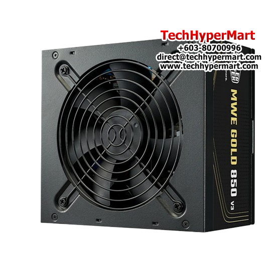 Cooler Master MWE Gold V3 550 PSU (550 Watts, 100-240V, Protections UVP, OVP, OPP, OTP, SCP)