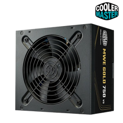 Cooler Master MWE Gold V3 750 PSU (750 Watts, 100-240V, Protections UVP, OVP, OPP, OTP, SCP)