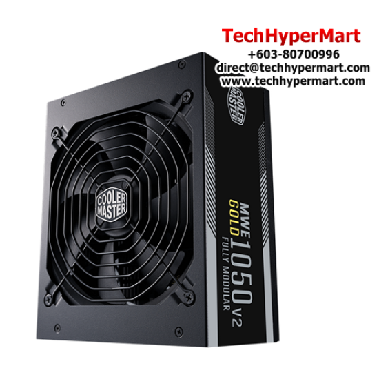 Cooler Master MWE Gold V2 1050W PSU  (1050 Watts, 100-240V, Protections OVP, UVP, OPP, OTP, SCP, OCP)