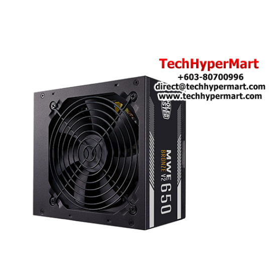 Cooler Master MWE Bronze V2 650W PSU (650 Watts, 100-240Vac, Protections OVP, OPP, SCP, UVP, OTP)