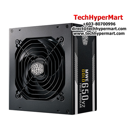 Cooler Master MWE Gold V2 650W PSU (650 Watts, 90-264V, Protections OVP, OPP, OTP, SCP, OCP, UVP)