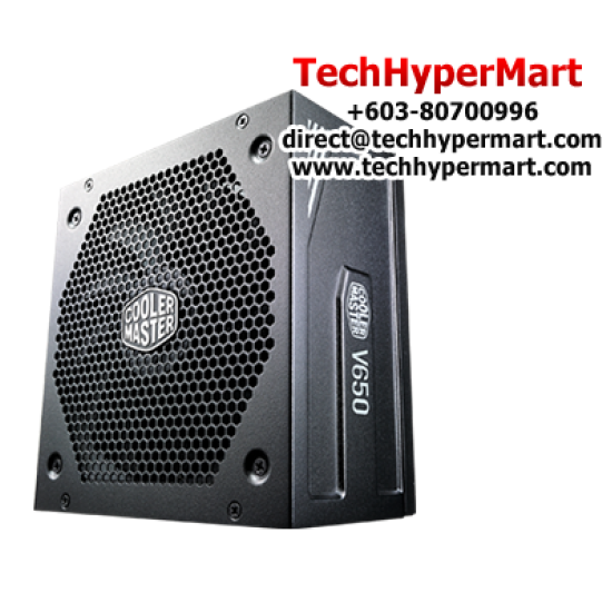 Cooler Master V Gold V2 650W PSU (650 Watts, 100-240V, Protections OVP, OPP, SCP, OCP, UVP, OTP)
