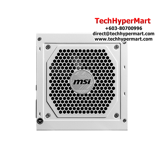 MSI MAG A850GL PCIE5 GOLD WHITE PSU (850 Watts, 100-240V, Protections OCP, OVP, OPP, OTP, SCP, UVP)