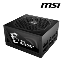 MSI MPG A850GF Gold PSU  (850 Watts, 100-240V, Protections OCP, OVP, OPP, OTP, SCP, UVP)