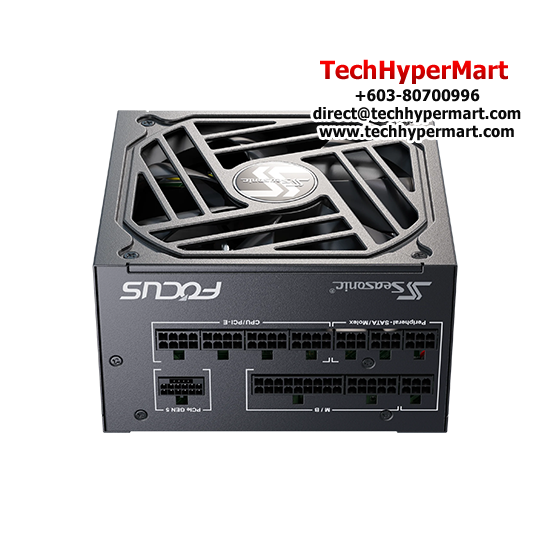 Seasonic Focus GX-750 ATX 3.0 Gold PSU  (750 Watts, 110-240V, Protections OPP, OVP, UVP, OCP, OTP, SCP)