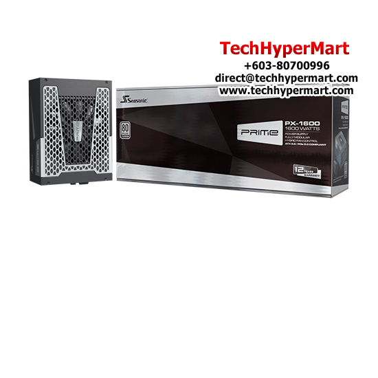 Seasonic Prime PX-1600 ATX 3.1 Platinum PSU  (1600 Watts, 110-240V, Protections OPP, OVP, UVP, OCP, OTP, SCP)