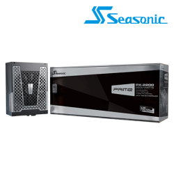 Seasonic Prime PX-2200 ATX 3.1 Platinum PSU  (2200 Watts, 110-240V, Protections OPP, OVP, UVP, OCP, OTP, SCP)