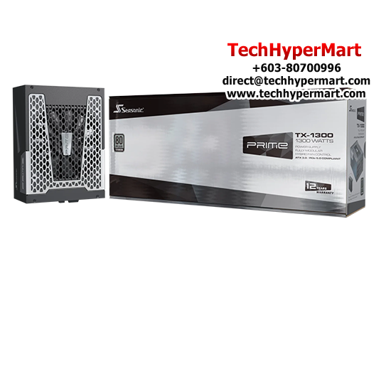 Seasonic Prime TX-1300 ATX 3.0 Titanium PSU  (1300 Watts, 100-240V, Protections OPP, OVP, UVP, OCP, OTP, SCP)