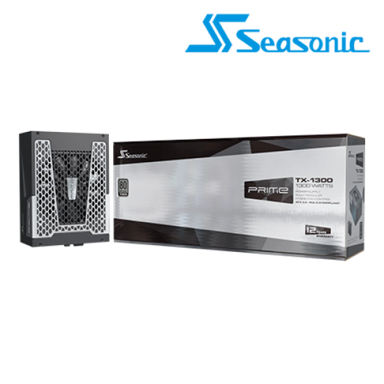 Seasonic Prime TX-1300 ATX 3.0 Titanium PSU  (1300 Watts, 100-240V, Protections OPP, OVP, UVP, OCP, OTP, SCP)