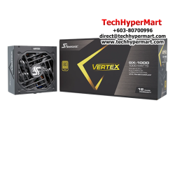 Seasonic Vertex GX-1000 Gold PSU  (1000 Watts, 110-240V, Protections OPP, OVP, UVP, OCP, OTP, SCP)