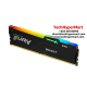 Kingston 16GB FURY Beast Desktop RAM (DDR5 5600MHz, CL40, Black, RGB, XMP, KF556C40BBA-16)