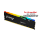 Kingston 16GB FURY Beast Desktop RAM (DDR5 6000MHz, CL40, Black, RGB, XMP, KF560C40BBA-16)