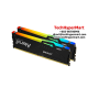 Kingston 16GB FURY Beast Desktop RAM (DDR5 4800MHz, CL38, Black, RGB, XMP, Kit of 2, KF548C38BBAK2-16)