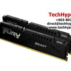 Kingston 32GB FURY Beast Desktop RAM (DDR5 6000MHz, CL36, Black, EXPO, Kit Of 2, KF560C36BBEK2-32)