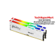 Kingston 64GB FURY Beast Desktop RAM (DDR5 5200MHz, CL36, White, RGB, EXPO, Kit Of 2, KF552C36BWEAK2-64)