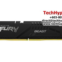 Kingston 32GB Fury Beast Desktop RAM (DDR5 5600MHz, CL40, Black, XMP, KF556C40BB-32)