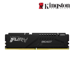 Kingston 8GB Fury Beast Desktop RAM (DDR5 5600MHz, CL40, Black, XMP, KF556C40BB-8)
