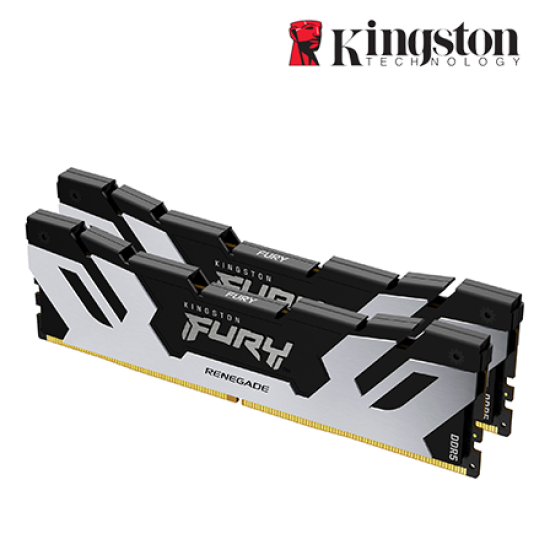 Kingston 32GB FURY Renegade Desktop RAM (DDR5 8000MHz, CL38, Silver, XMP, Kit Of 2, KF580C38RSK2-32) Kingston 32GB FURY Renegade Desktop RAM (DDR5 8000MHz, CL38, Silver, XMP, Kit Of 2, KF580C38RSK2-32)