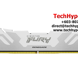 Kingston 16GB FURY Renegade Desktop RAM (DDR5 7200MHz, CL38, White, XMP, KF572C38RW-16)