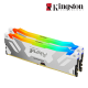 Kingston 32GB FURY Renegade Desktop RAM (DDR5 7200MHz, CL32, White, RGB, XMP, Kit of 2, KF572C38RWAK2-32)