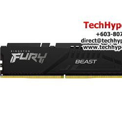 Kingston 16GB Fury Beast Desktop RAM (DDR5 6000MHz, CL40, Black, XMP, KF560C40BB-16)