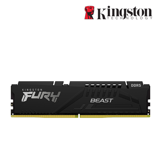 Kingston 32GB Fury Beast Desktop RAM (DDR5 6000MHz, CL40, Black, XMP, KF560C40BB-32)