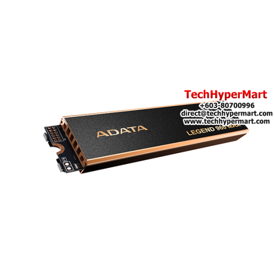 Adata LEGEND 960 MAX HEATSINK SSD (1TB) (1TB Capacity, M.2 2280, PCIe Gen4 x4)