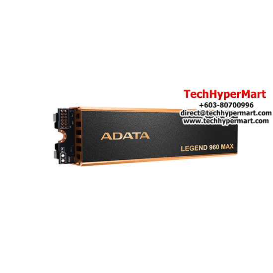 Adata LEGEND 960 MAX HEATSINK SSD (2TB) (2TB Capacity, M.2 2280, PCIe Gen4 x4)