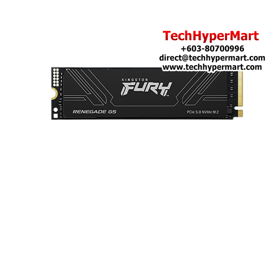 Kingston FURY RENEGADE G5 M.2 2280 PCIe 1TB Drive (PCIe NVMe 5.0 x4, 14200MB/s Read and 11000MB/s Write)