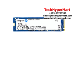 Kingston NV3 M.2 2280 PCIe 1TB Drive (PCIe NVMe 4.0 x4, 6000MB/s Read and 4000MB/s Write)