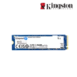 Kingston NV3 M.2 2280 PCIe 1TB Drive (PCIe NVMe 4.0 x4, 6000MB/s Read and 4000MB/s Write)