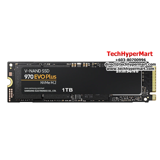 Samsung SSD 970EVO PLUS M.2 1TB (MZ-V7S1T00BW, 1TB, Read Up to 3500 MB/s, Write Up to 3300 MB/s, PCIe 3.0)