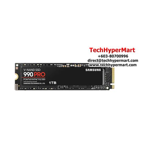 Samsung 990 Pro M.2 PCIe 4.0 1TB SSD (MZ-V9P1T0BW, 1TB, Read 7450MB/s, Write 6900MB/s, PCIe 4.0)