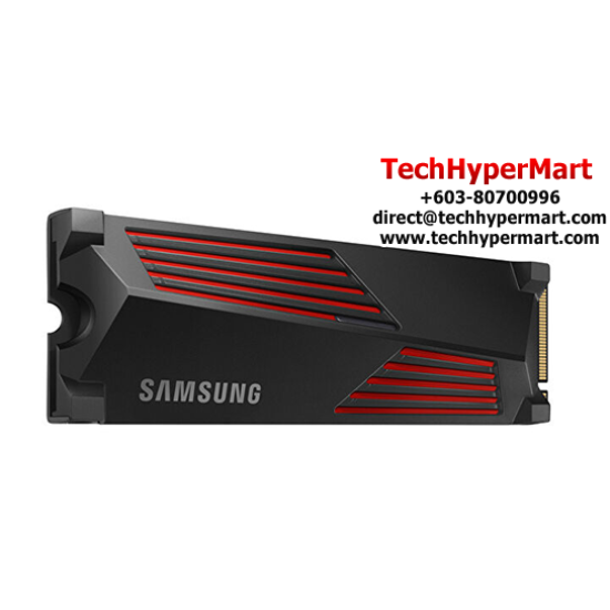 Samsung 990 Pro Heatsink M.2 PCIe 4.0 2TB SSD (MZ-V9P2T0CW, 2TB, Read 7450MB/s, Write 6900MB/s, PCIe 4.0)