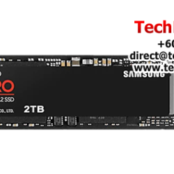 Samsung 990 Pro M.2 PCIe 4.0 2TB SSD (MZ-V9P2T0BW, 2TB, Read 7450MB/s, Write 6900MB/s, PCIe 4.0)