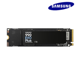 Samsung 990 EVO Plus M.2 1TB SSD (MZ-V9S1T0BW, 1TB, Read 7150MB/s, Write 6300MB/s, PCIe 4.0)
