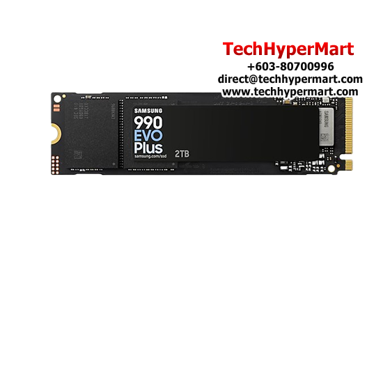Samsung 990 EVO Plus M.2 2TB SSD (MZ-V9S2T0BW, 2TB, Read 7250MB/s, Write 6300MB/s, PCIe 4.0)