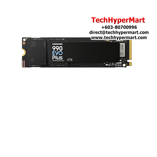 Samsung 990 EVO Plus M.2 4TB SSD (MZ-V9S4T0BW, 4TB, Read 7250MB/s, Write 6300MB/s, PCIe 4.0)