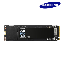 Samsung 990 EVO Plus M.2 4TB SSD (MZ-V9S4T0BW, 4TB, Read 7250MB/s, Write 6300MB/s, PCIe 4.0)