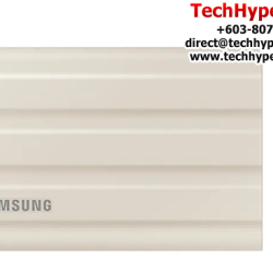 Samsung PROTABLE T7 SHIELD 2TB SSD (SAM-MUPE2T0KWW, 2TB of Capacity, Read Up to 1050 MB/s, AES 256-bit Encryption)