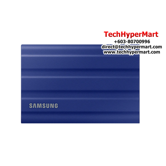 Samsung PROTABLE T7 SHIELD 1TB SSD (SAM-MUPE1T0KWW, 1TB of Capacity, Read Up to 1050 MB/s, AES 256-bit Encryption)