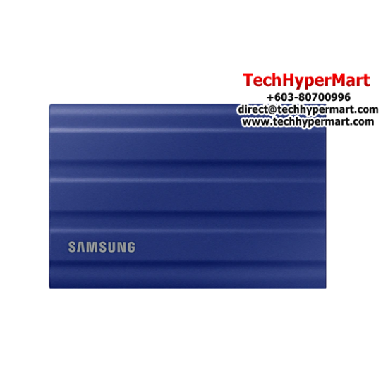 Samsung PROTABLE T7 SHIELD 1TB SSD (SAM-MUPE1T0KWW, 1TB of Capacity, Read Up to 1050 MB/s, AES 256-bit Encryption)