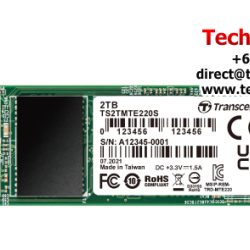 Transcend  1TB Solid State Drive (TS1TMTE220S, NVMe PCIe, Read 3500MB/s, Write 3200MB/s, 3D NAND flash)