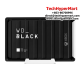 WD BLACK D10 12TB Game Drive SSD (WDBA5E0120HBK) (12TB, WD Reliability, Automatic Backup, Easy to Use)