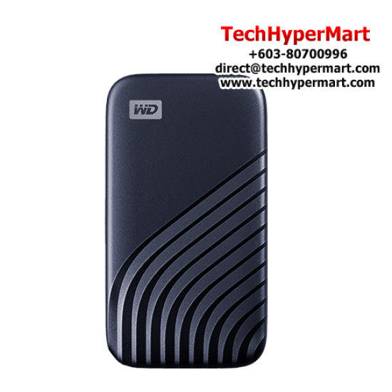 WD My Passport 2TB PC SSD (WDBAGF0020BBL) (2TB, WD Reliability, Automatic Backup, Easy to Use)