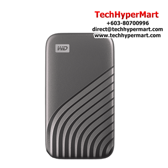 WD My Passport 2TB PC SSD (WDBAGF0020BBL) (2TB, WD Reliability, Automatic Backup, Easy to Use)