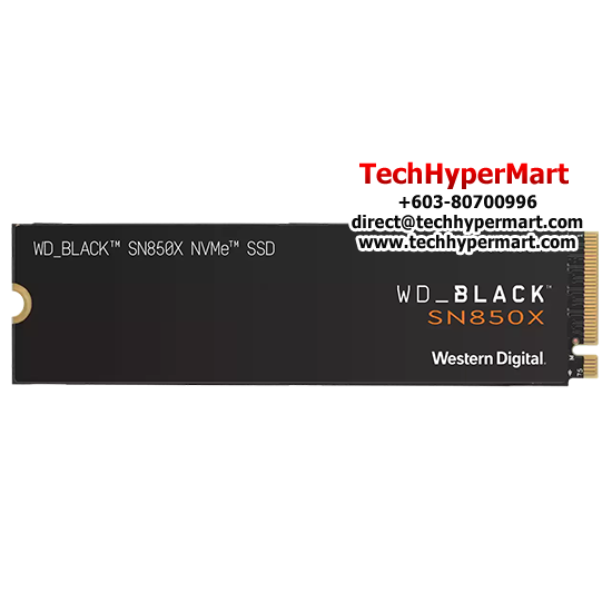 WD Black SN850X 4TB SSD (WDS400T2X0E, 4TB, Step up to NVMe Performance, Read 7300MB/s, Write 6600MB/s)