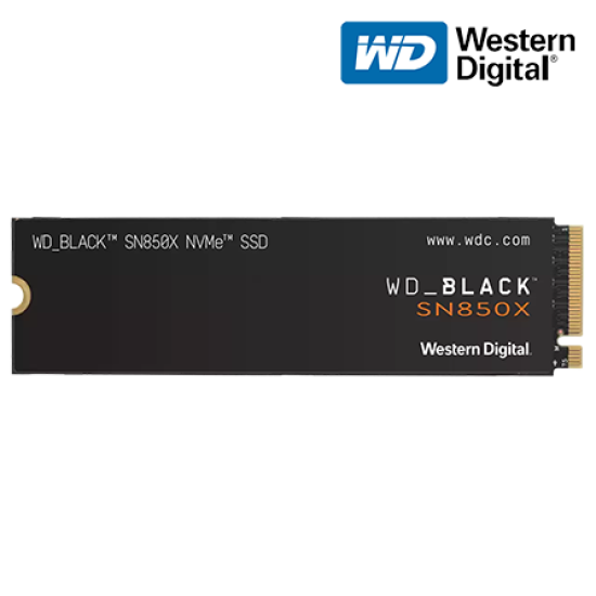WD Black SN850X 4TB SSD (WDS400T2X0E, 4TB, Step up to NVMe Performance, Read 7300MB/s, Write 6600MB/s)